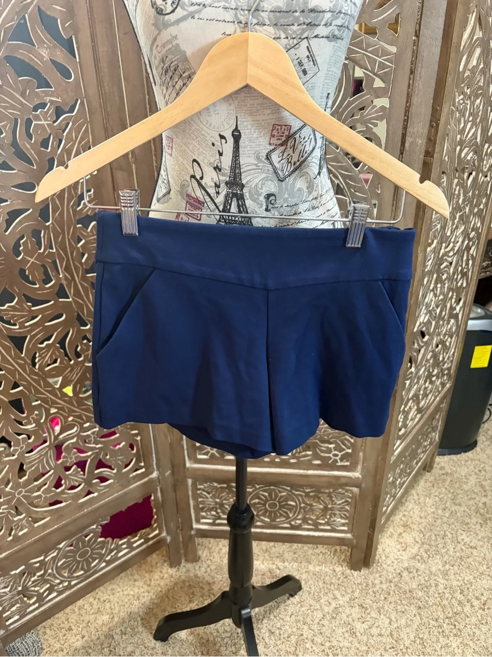Lilly Pulitzer Navy High-Waist Women's Shorts